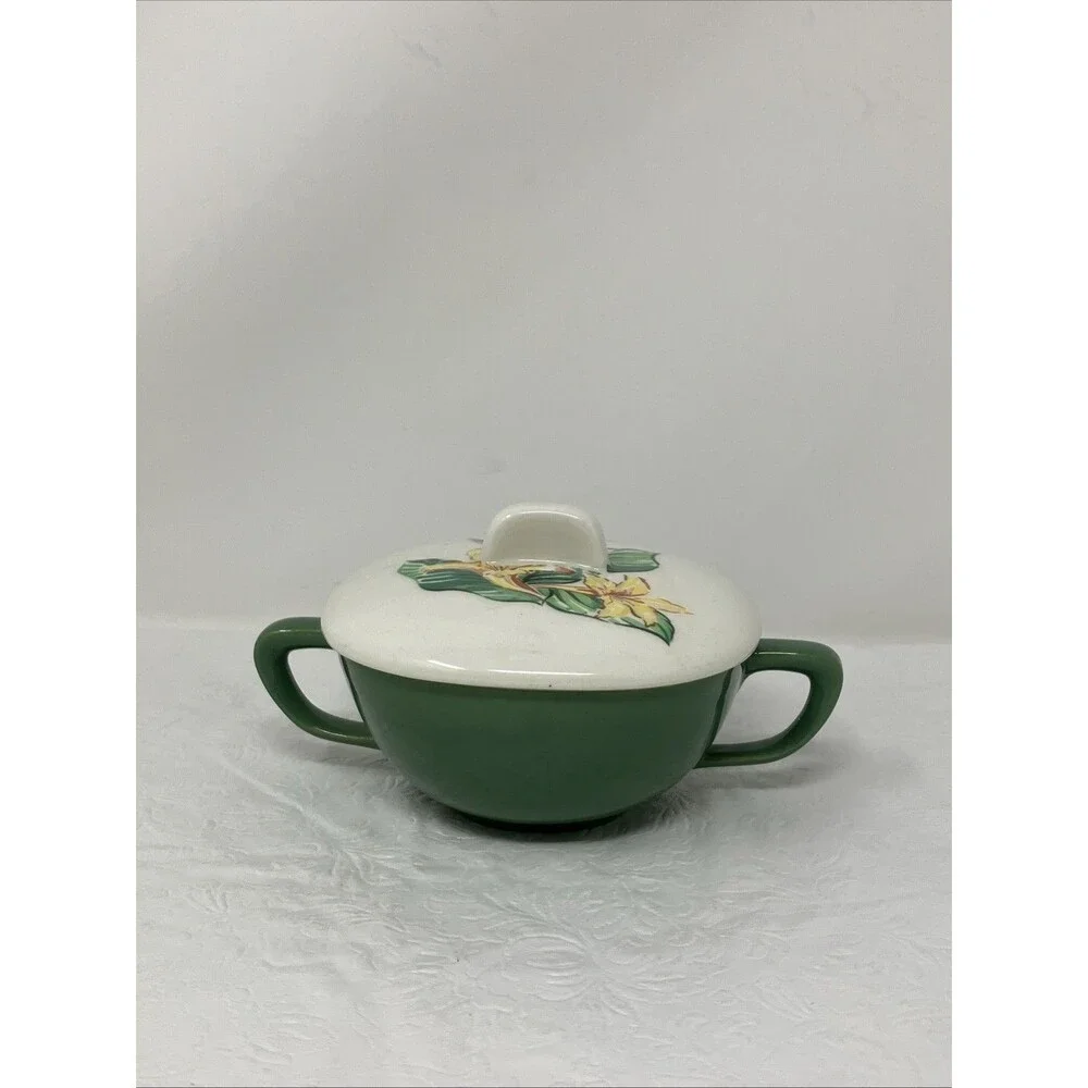 Taylor Smith Taylor Conversation DAYLILY  Covered Sugar Bowl w/Lid Day Lily